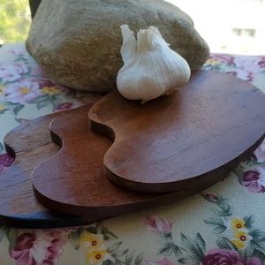 Restored wood serving trays /coasters set of 3